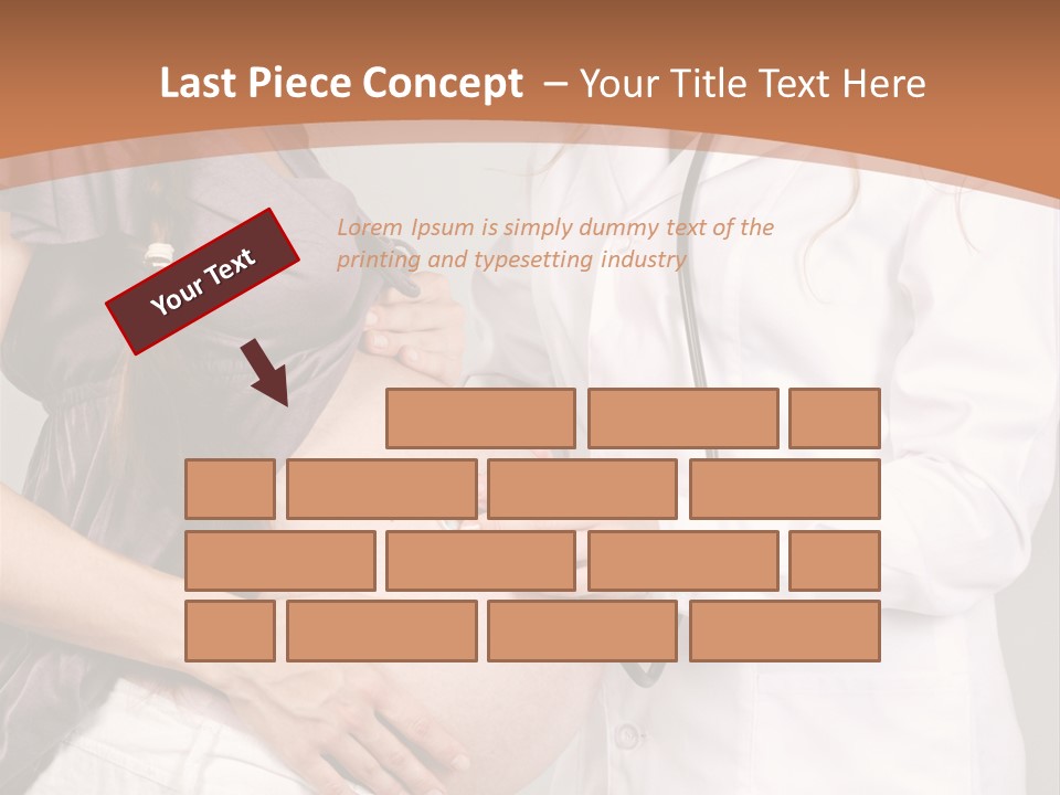 Lovely Care Person PowerPoint Template