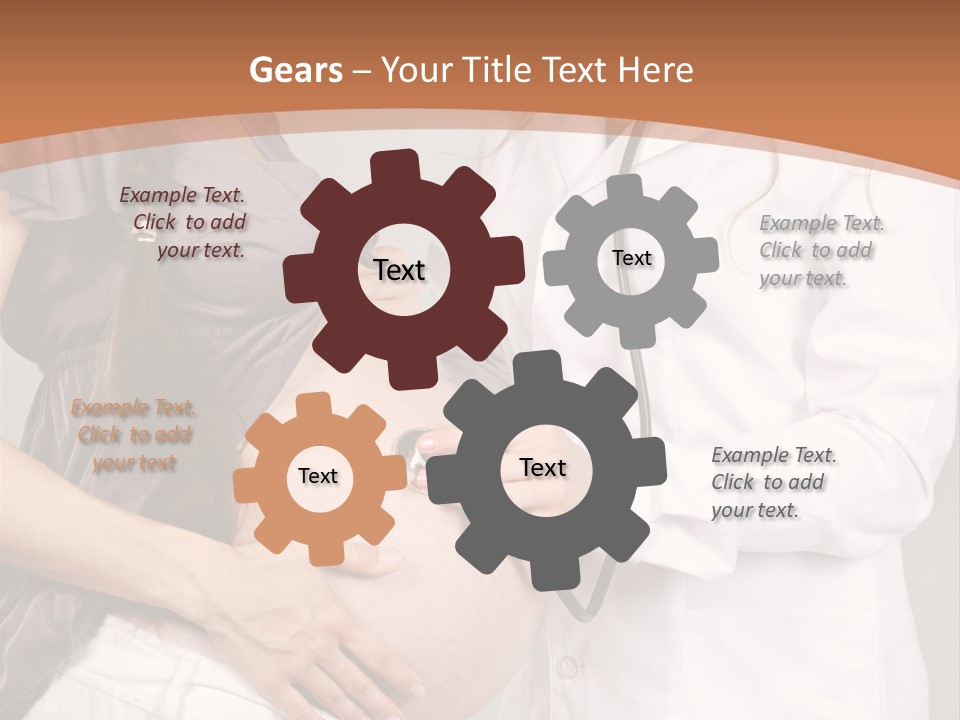 Lovely Care Person PowerPoint Template