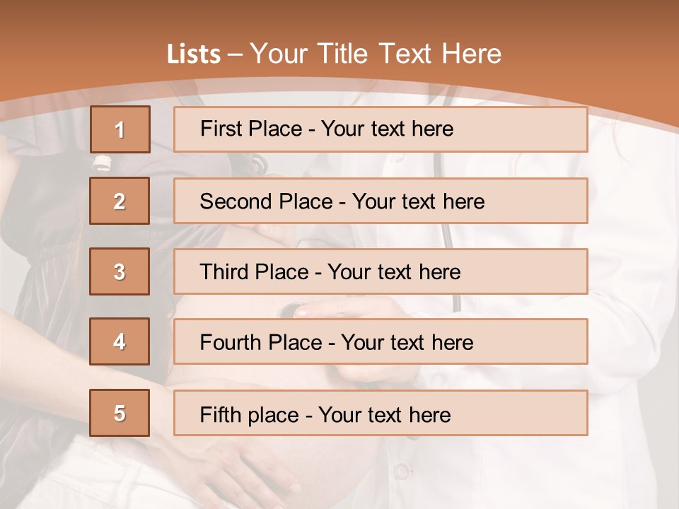 Lovely Care Person PowerPoint Template