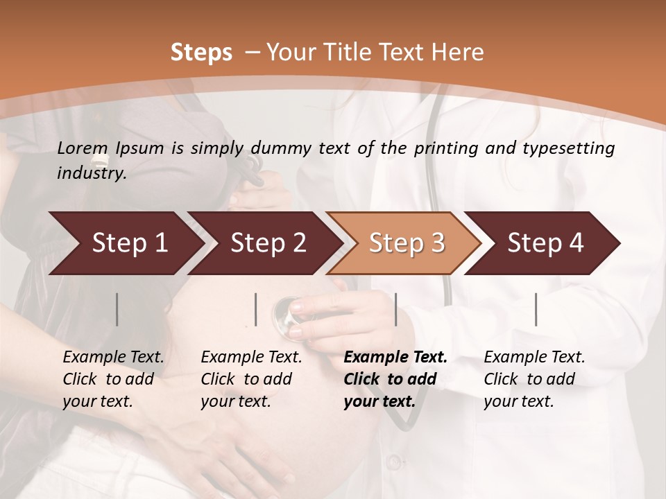 Lovely Care Person PowerPoint Template