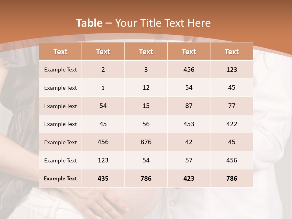 Lovely Care Person PowerPoint Template