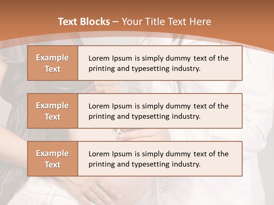 Lovely Care Person PowerPoint Template