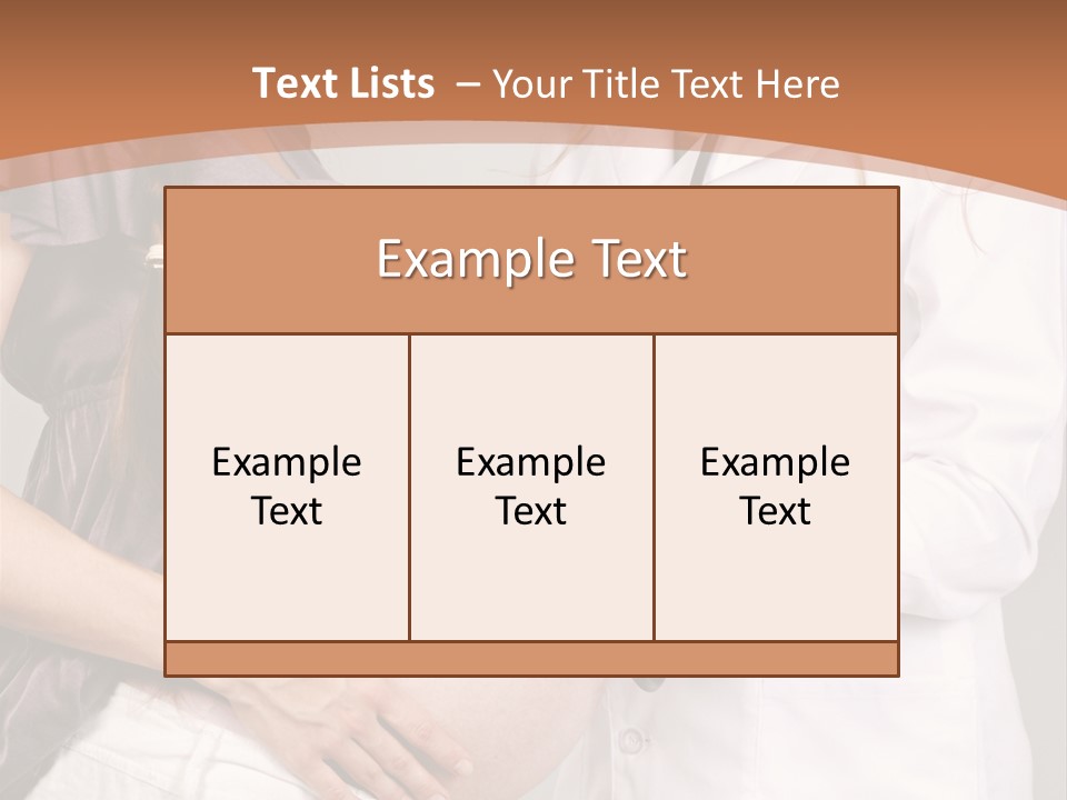 Lovely Care Person PowerPoint Template