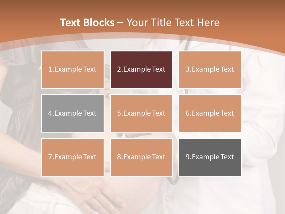 Lovely Care Person PowerPoint Template