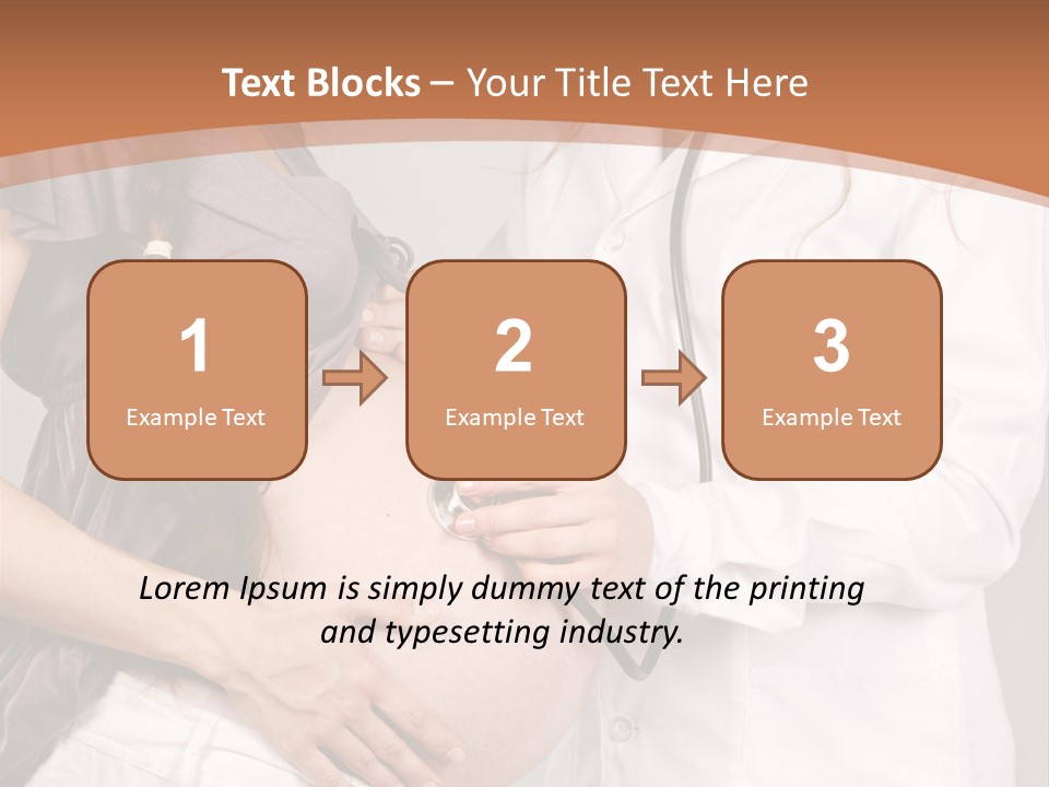 Lovely Care Person PowerPoint Template