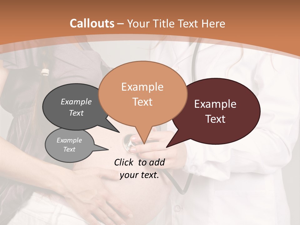 Lovely Care Person PowerPoint Template