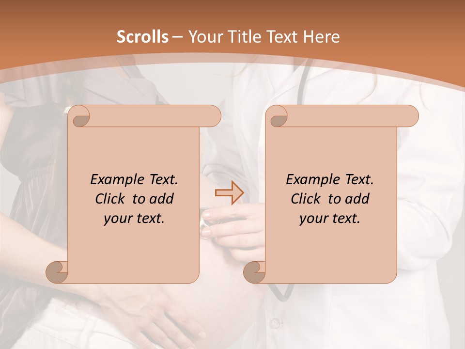 Lovely Care Person PowerPoint Template