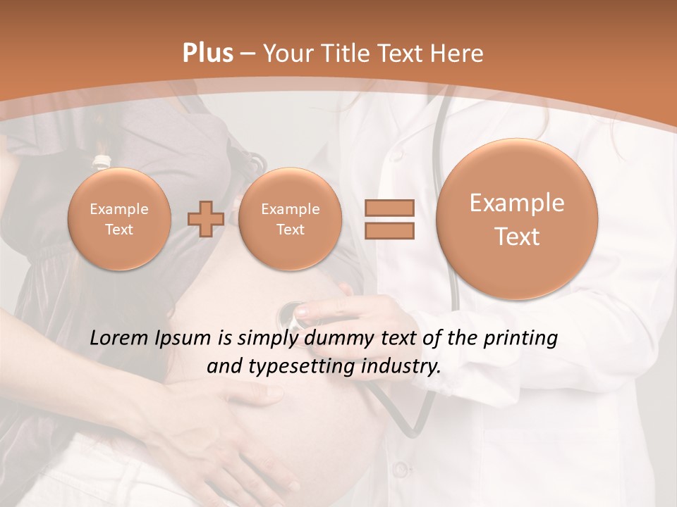 Lovely Care Person PowerPoint Template