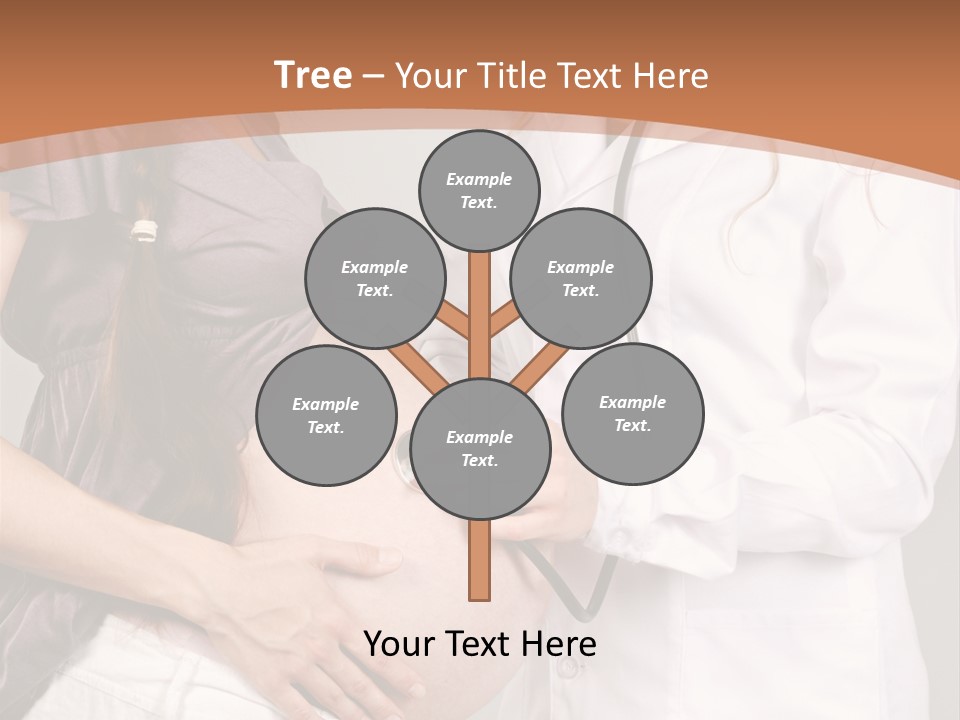 Lovely Care Person PowerPoint Template