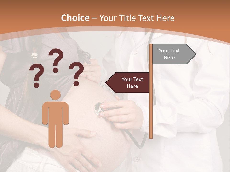 Lovely Care Person PowerPoint Template