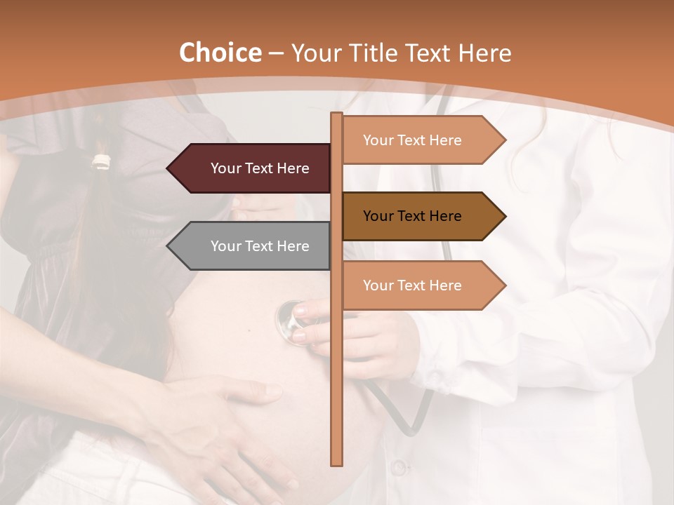 Lovely Care Person PowerPoint Template