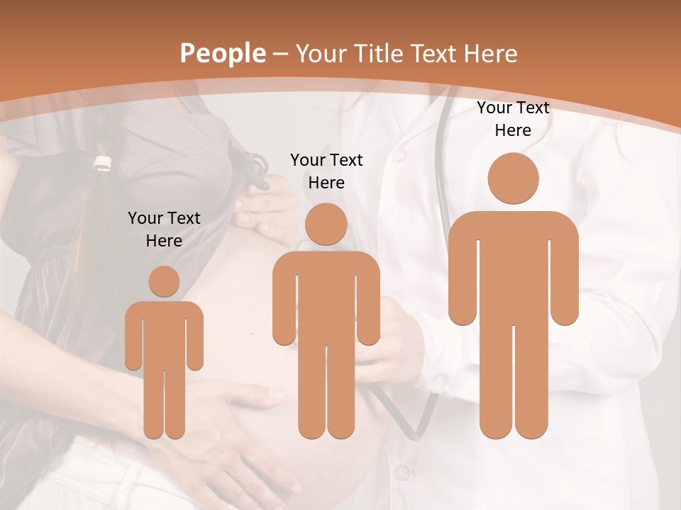 Lovely Care Person PowerPoint Template