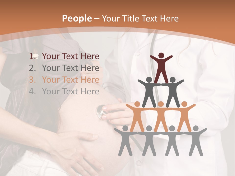 Lovely Care Person PowerPoint Template