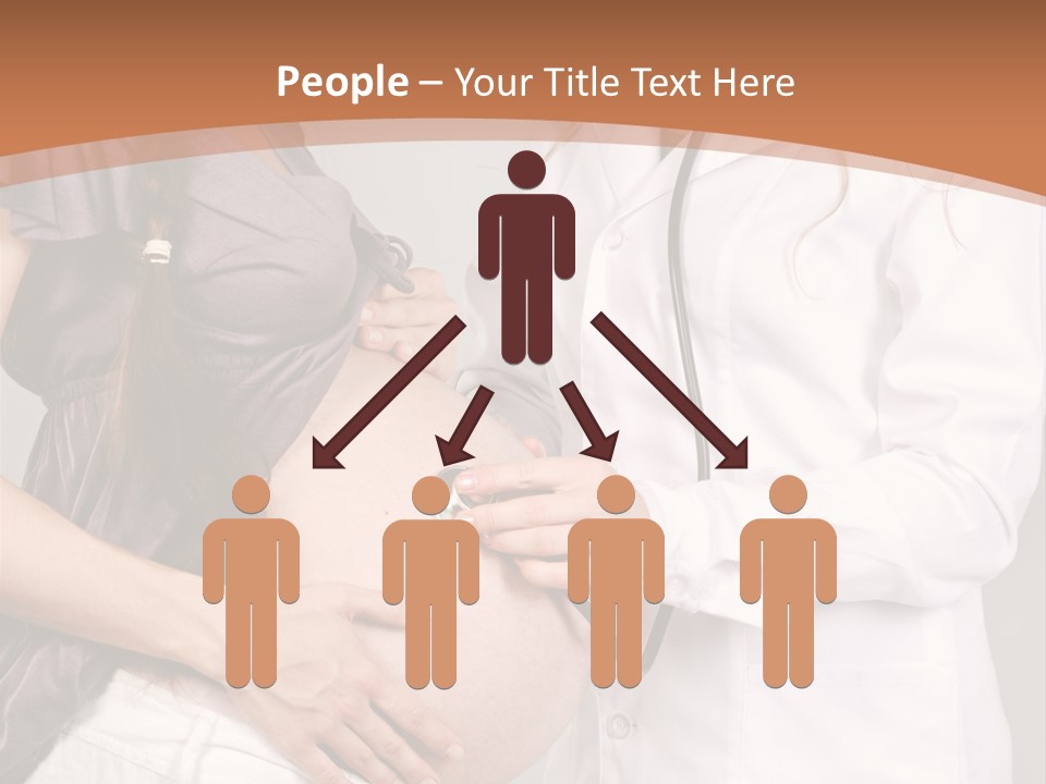 Lovely Care Person PowerPoint Template