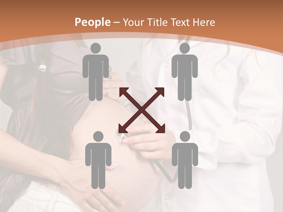 Lovely Care Person PowerPoint Template