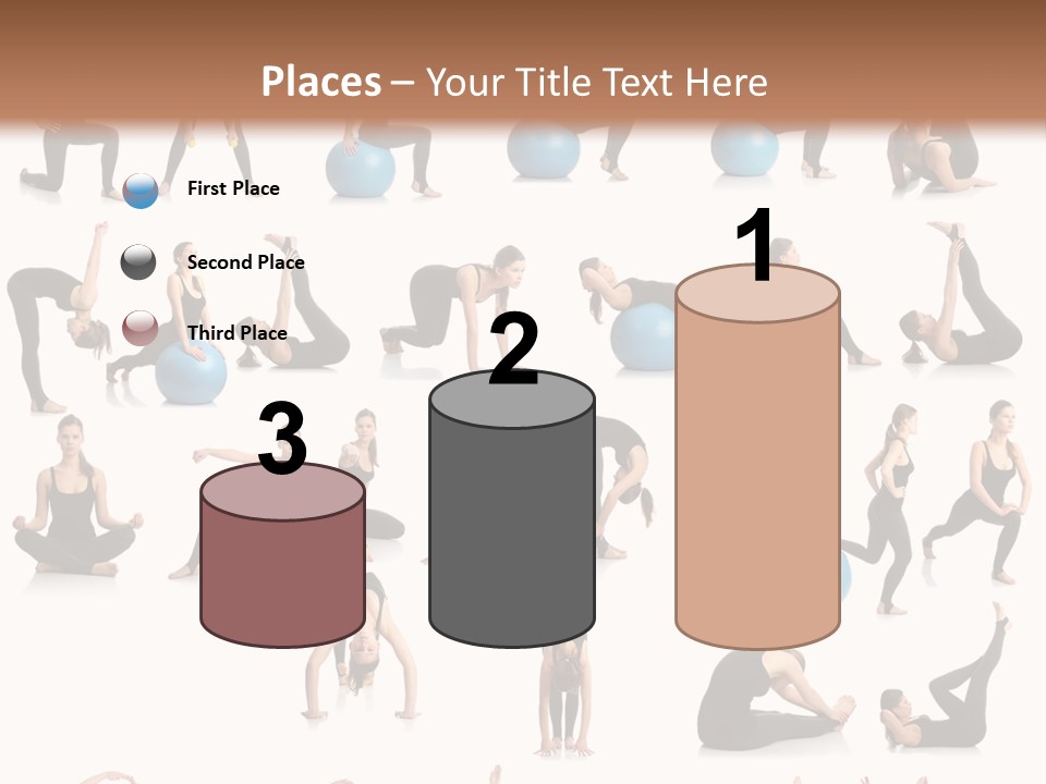 Pilates Ball Exercises PowerPoint Template