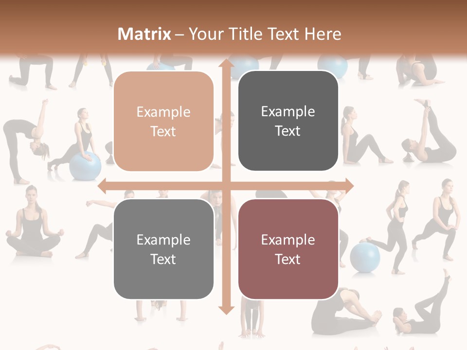 Pilates Ball Exercises PowerPoint Template