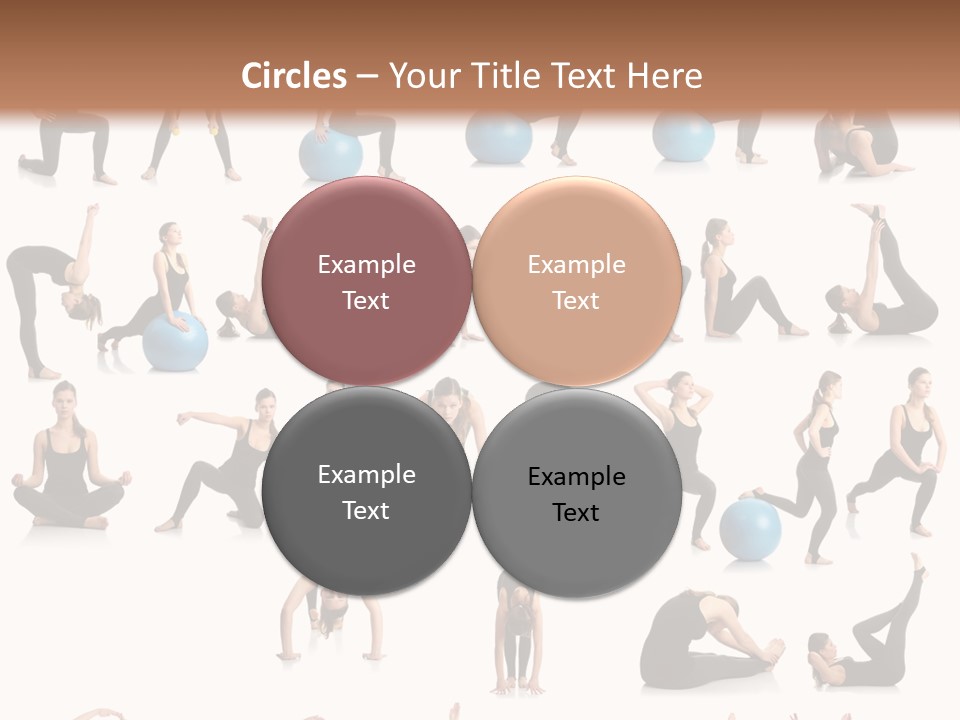 Pilates Ball Exercises PowerPoint Template