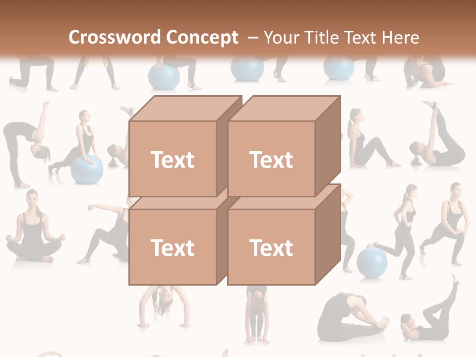 Pilates Ball Exercises PowerPoint Template