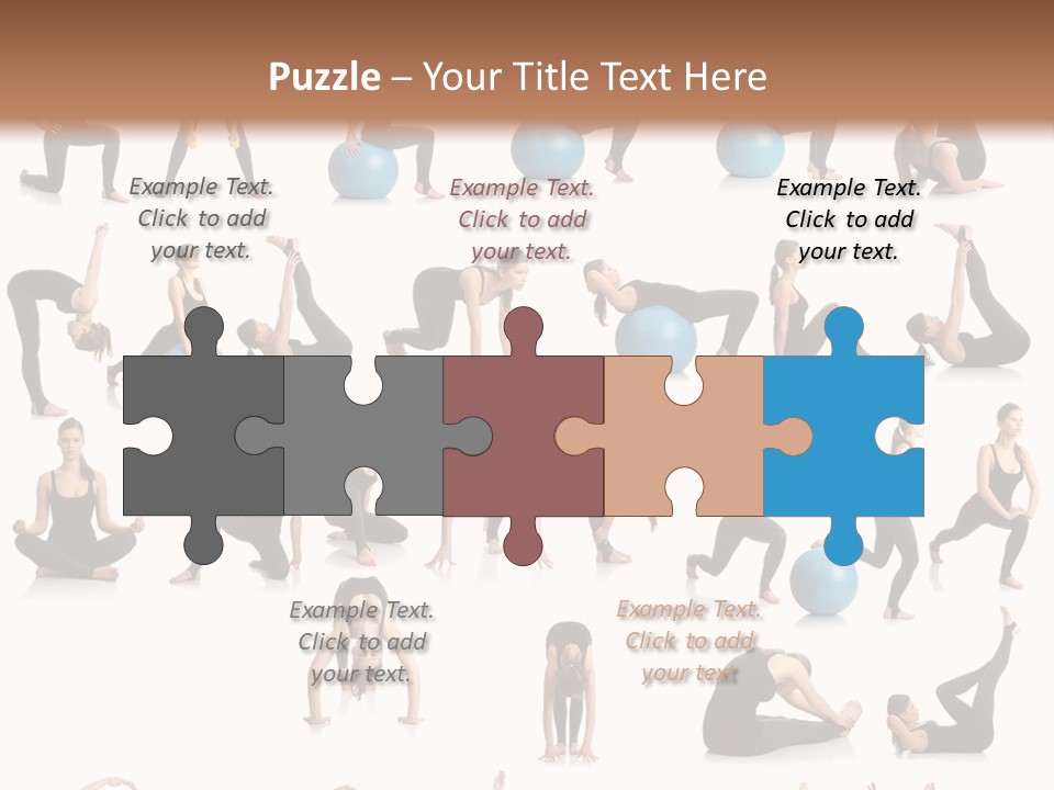 Pilates Ball Exercises PowerPoint Template