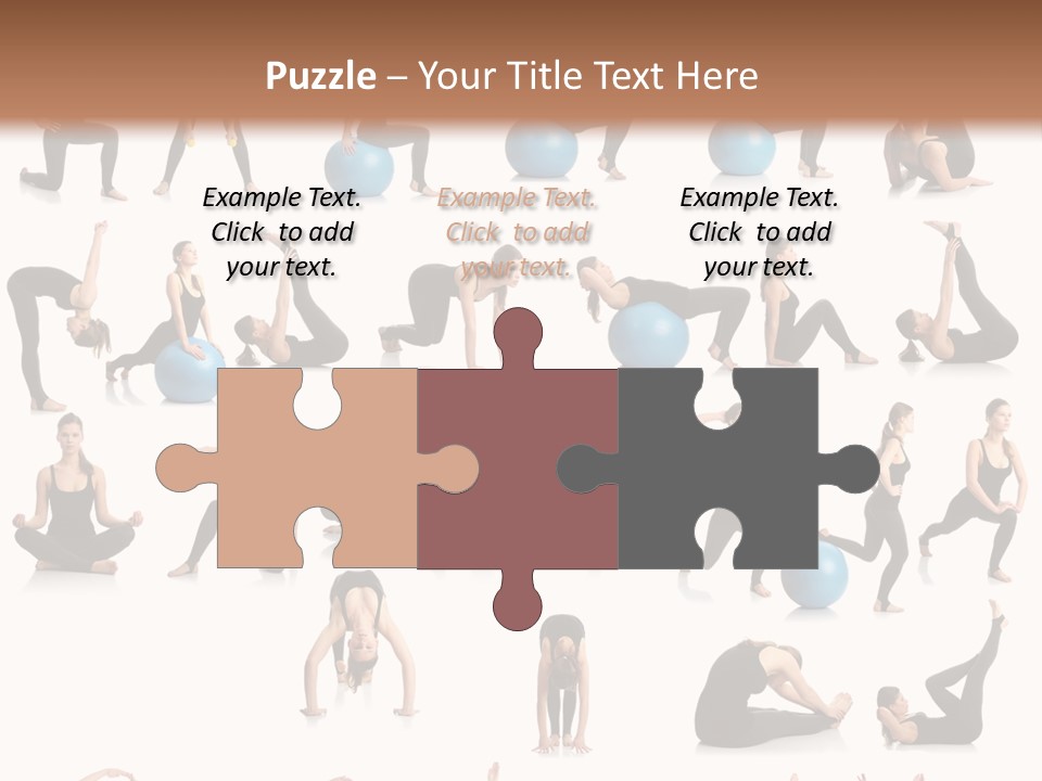 Pilates Ball Exercises PowerPoint Template