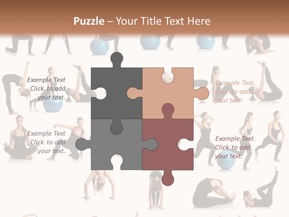 Pilates Ball Exercises PowerPoint Template