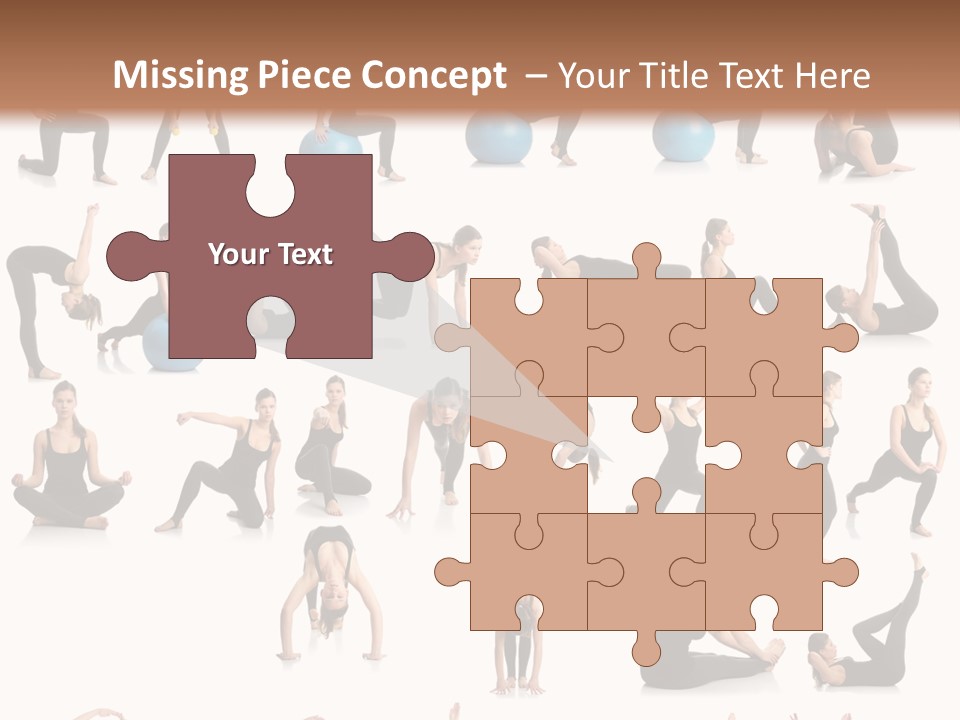 Pilates Ball Exercises PowerPoint Template