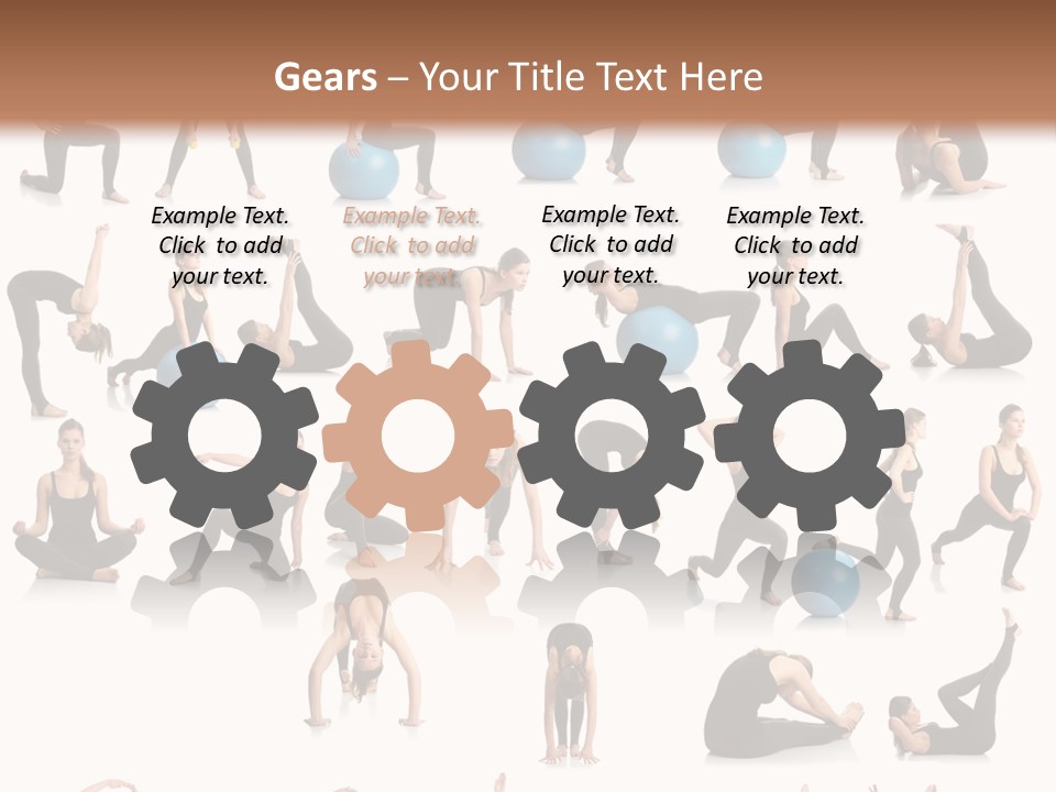 Pilates Ball Exercises PowerPoint Template