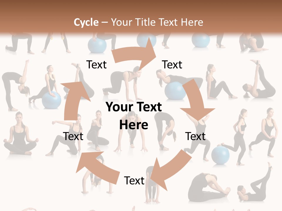 Pilates Ball Exercises PowerPoint Template