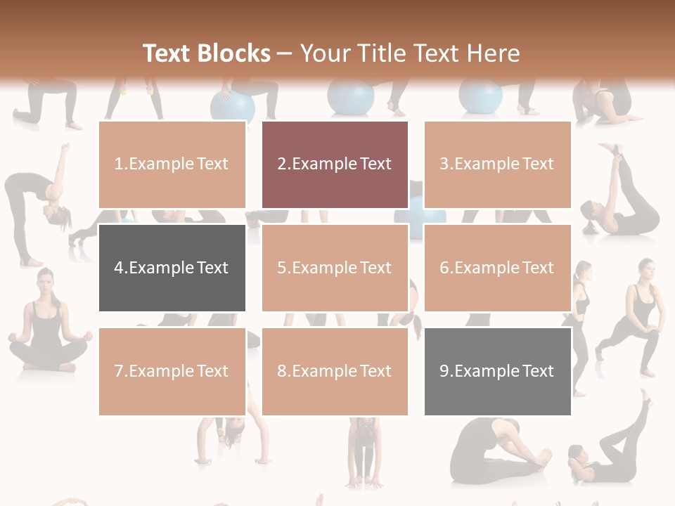 Pilates Ball Exercises PowerPoint Template