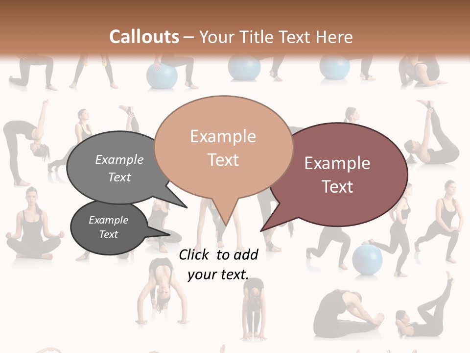 Pilates Ball Exercises PowerPoint Template