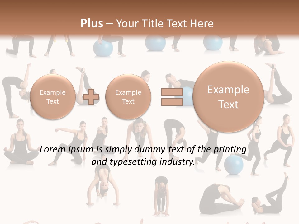 Pilates Ball Exercises PowerPoint Template