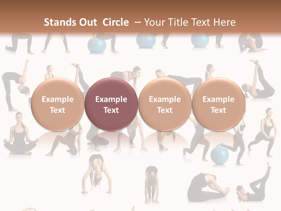 Pilates Ball Exercises PowerPoint Template