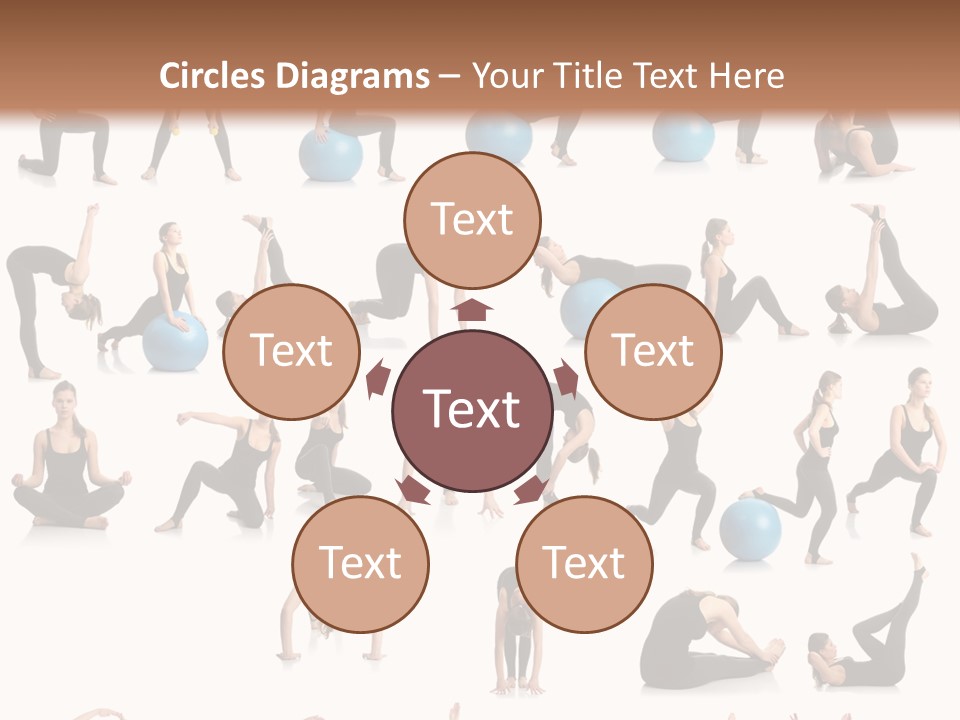 Pilates Ball Exercises PowerPoint Template