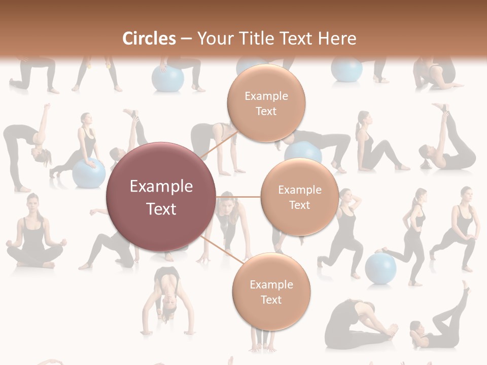 Pilates Ball Exercises PowerPoint Template
