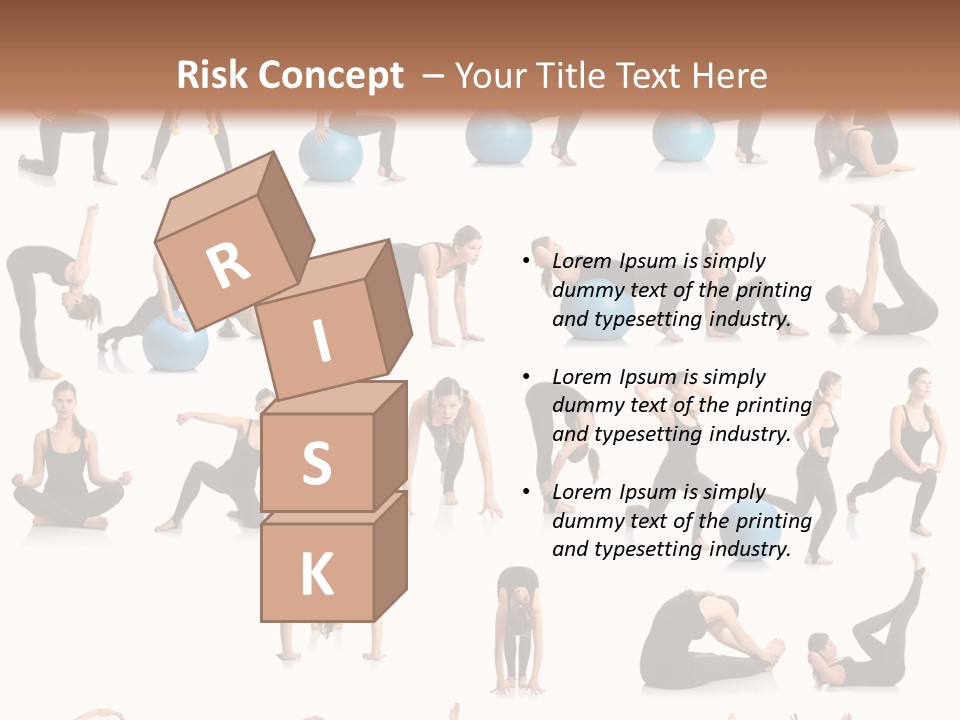 Pilates Ball Exercises PowerPoint Template