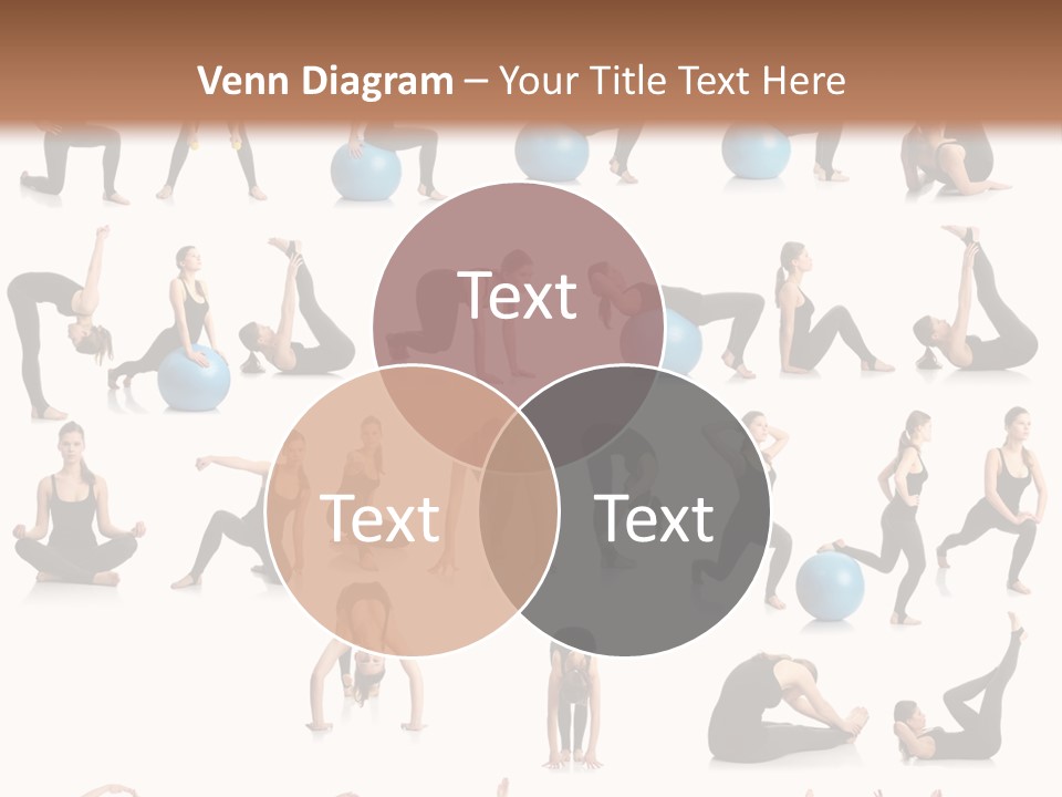 Pilates Ball Exercises PowerPoint Template