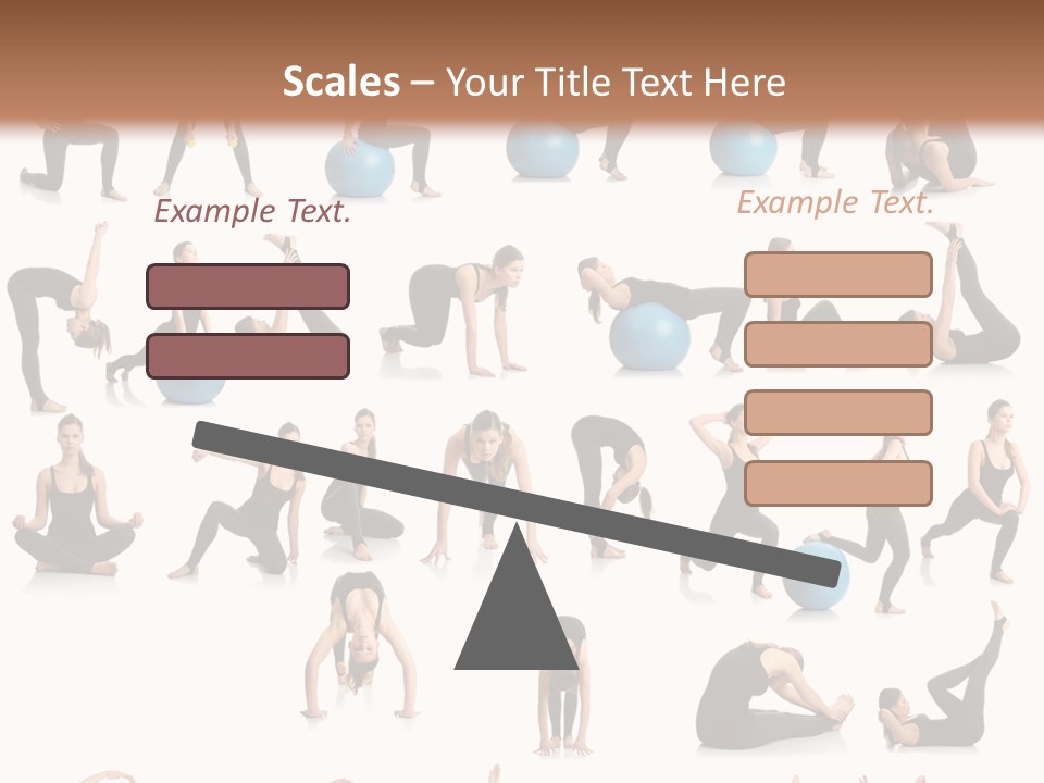 Pilates Ball Exercises PowerPoint Template