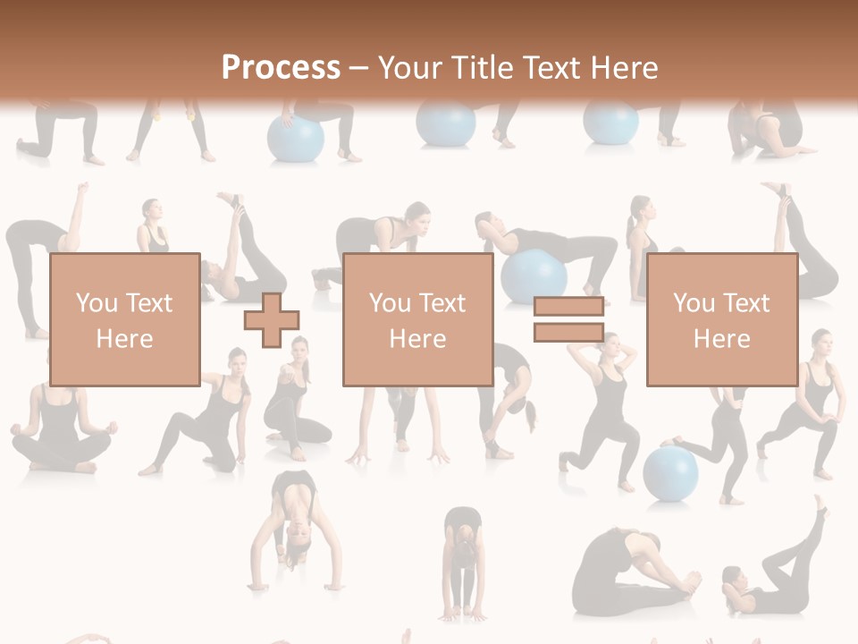 Pilates Ball Exercises PowerPoint Template