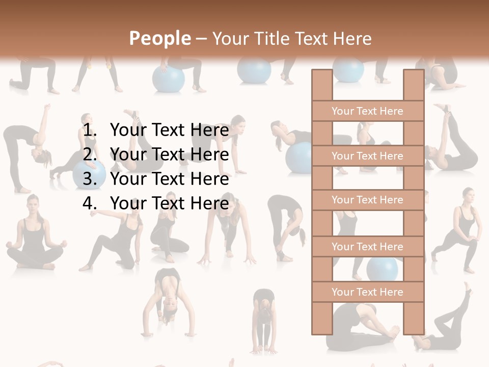 Pilates Ball Exercises PowerPoint Template