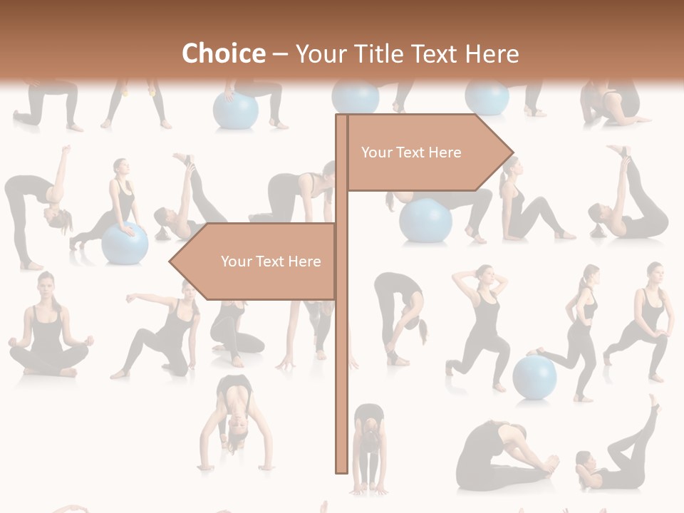 Pilates Ball Exercises PowerPoint Template