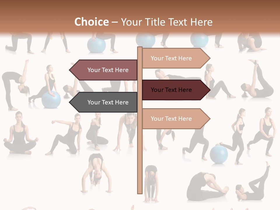 Pilates Ball Exercises PowerPoint Template