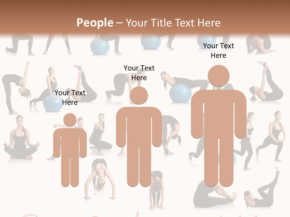 Pilates Ball Exercises PowerPoint Template