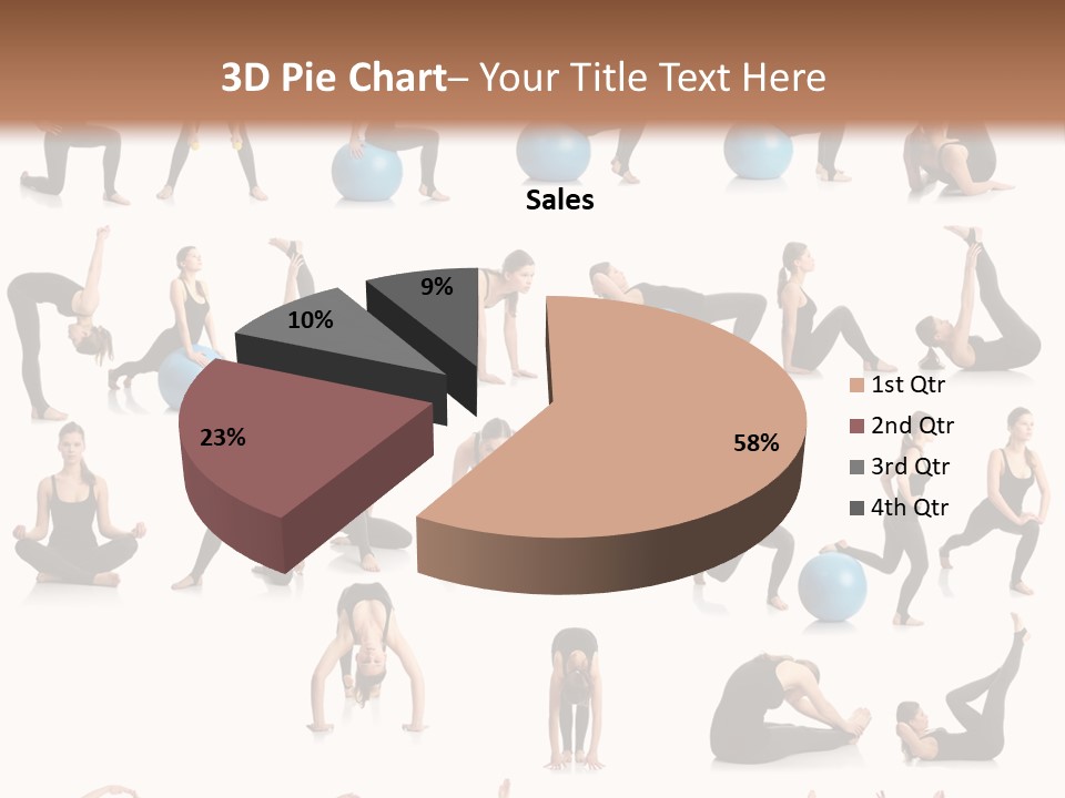 Pilates Ball Exercises PowerPoint Template