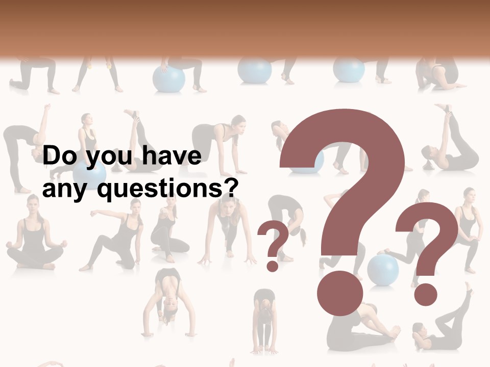 Pilates Ball Exercises PowerPoint Template