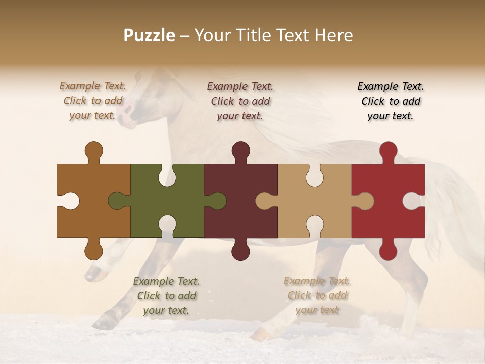 Horse Wallpaper For Desktop PowerPoint Template