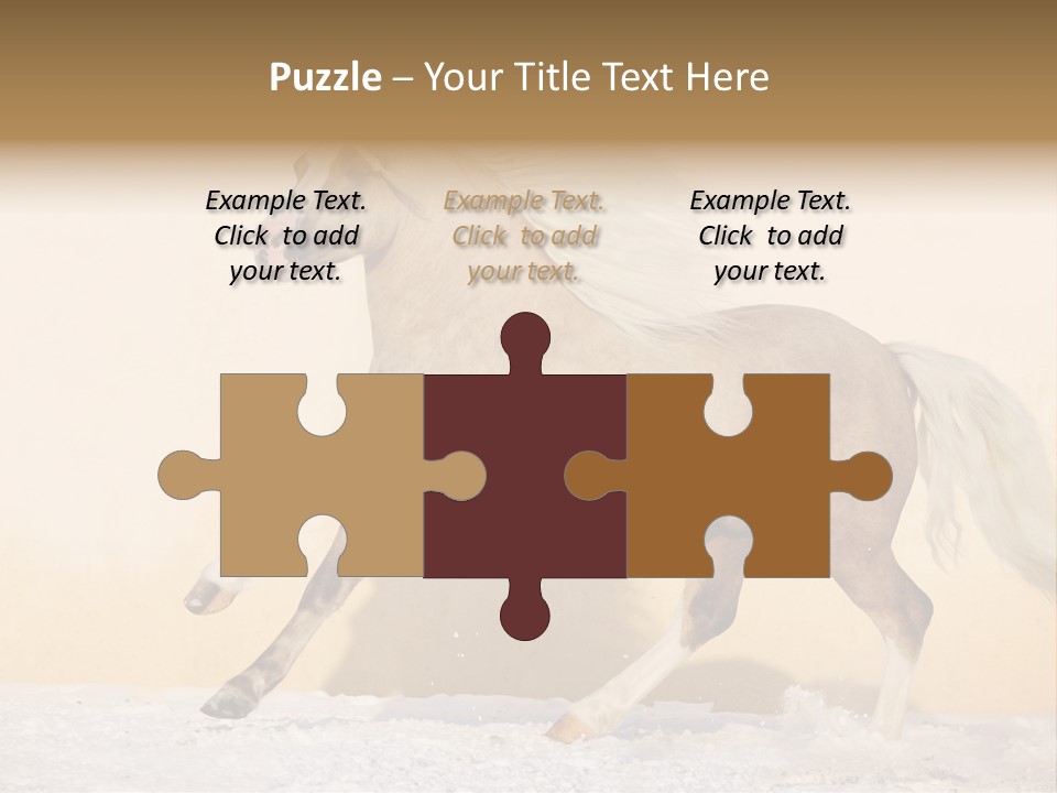 Horse Wallpaper For Desktop PowerPoint Template