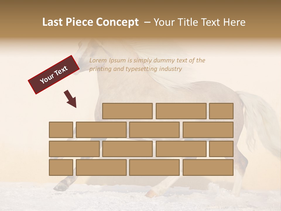 Horse Wallpaper For Desktop PowerPoint Template