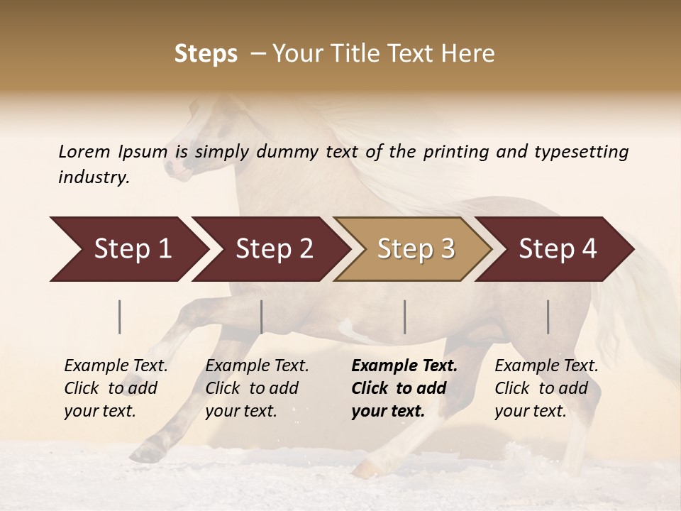 Horse Wallpaper For Desktop PowerPoint Template