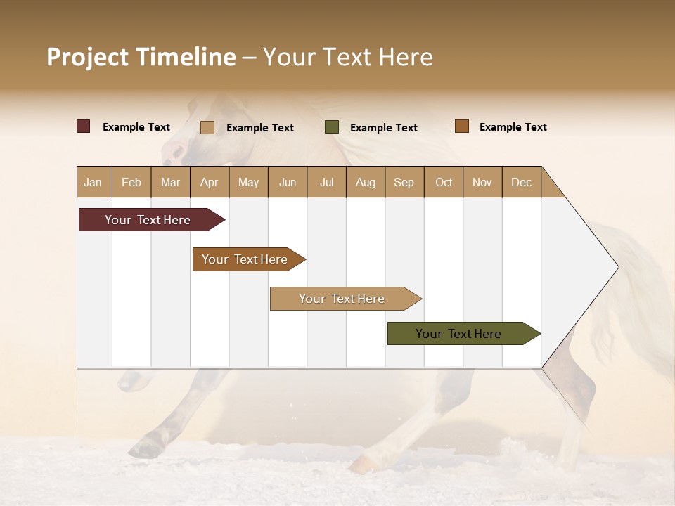 Horse Wallpaper For Desktop PowerPoint Template